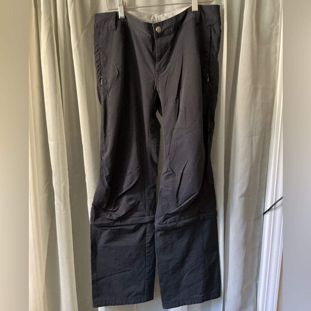 REI woMen's Dark Gray Cargo Pants size 8 petite